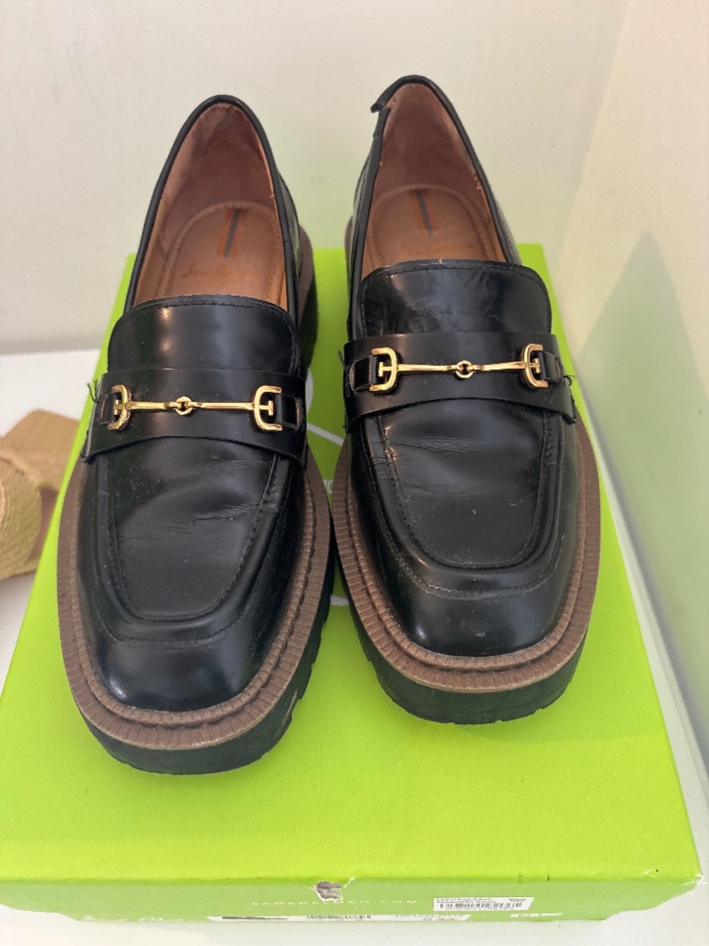 Sam Edelman Laurs Platform Lug Sole Loafer Size 6